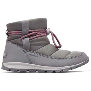 Sorel Women’s Whitney Short Gray Nylon Waterproof Winter Snow Boots Size 10